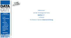 Desktop Screenshot of data-cut.de
